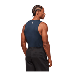 Gymshark Geo Seamless Tank Slim Fit Navy/Heavy Blue