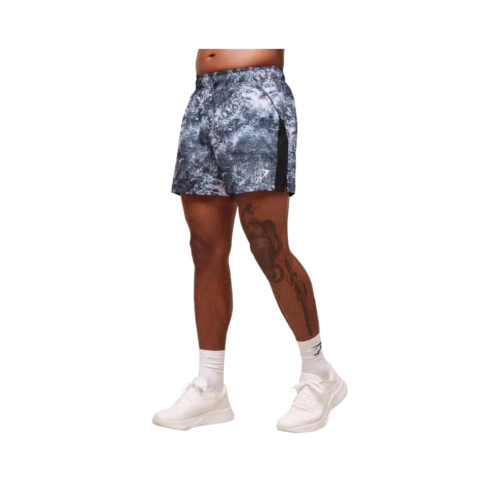 Gymshark Sport 5" Shorts Smoke Blue Black