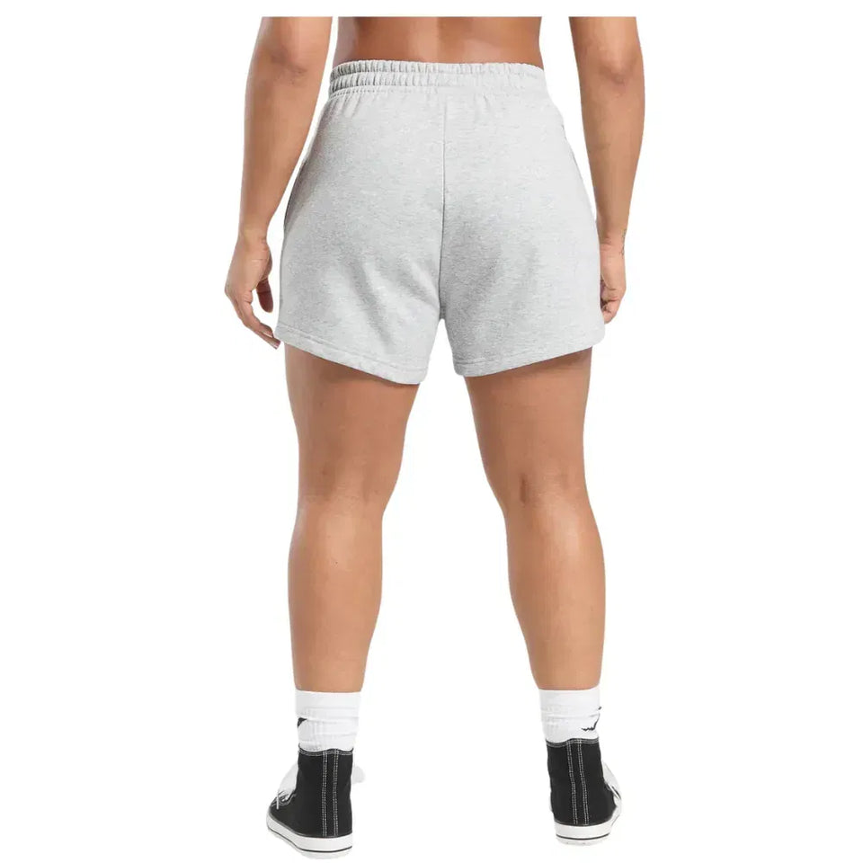 Gymshark Lifting Essentials Graphic Brushed 4' Shorts Light Grey Core MarlBlack