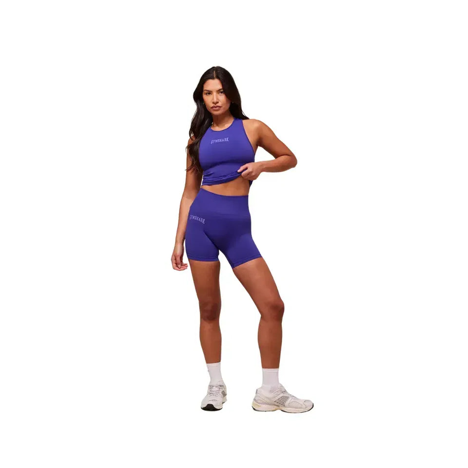 Gymshark Everyday Seamless Graphic Tank Cobalt Purple