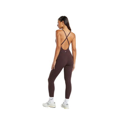 Gymshark Strappy All in One Full length Bodysuit Heritage Brown