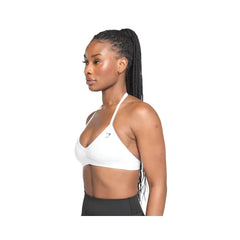 Gymshark Minimal Halterneck Sports Bra - Light Support White