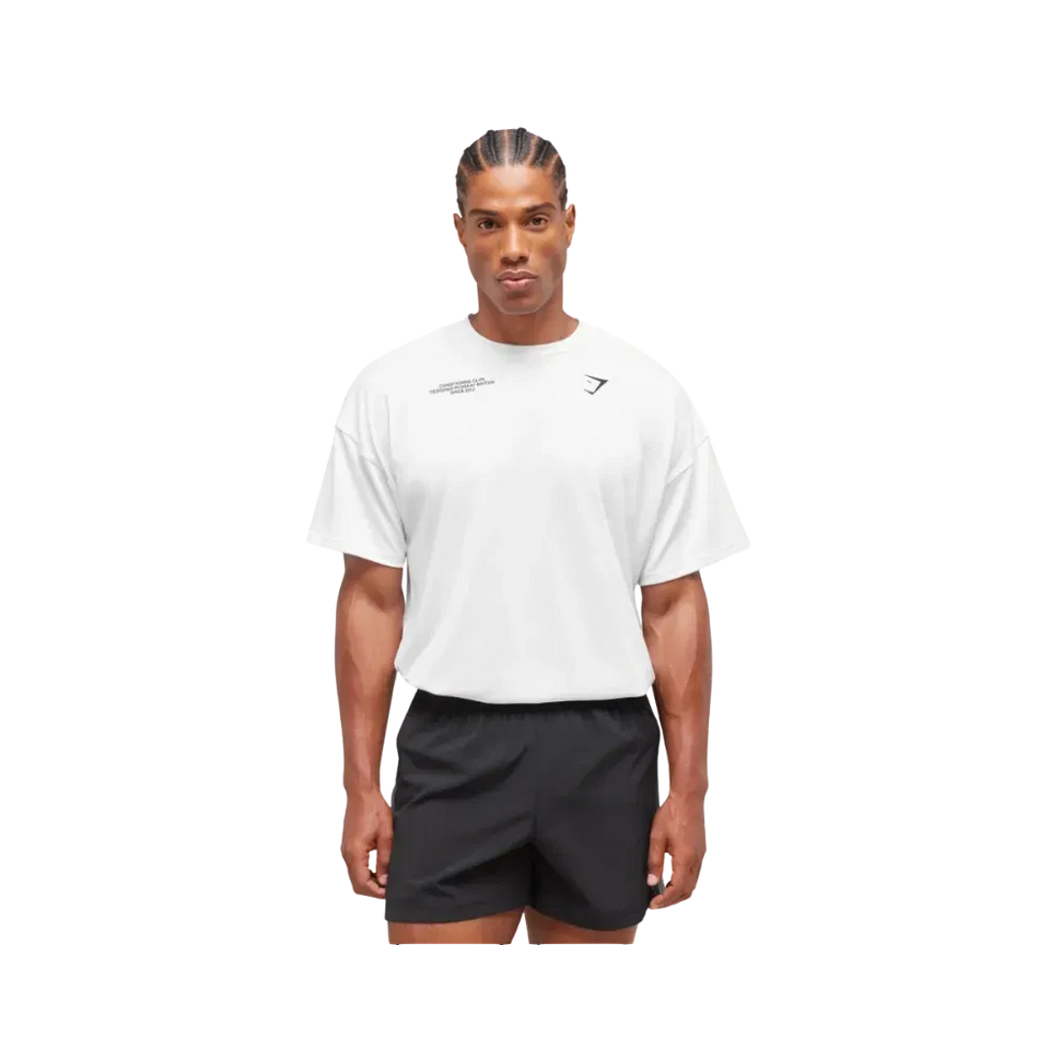 Gymshark Conditioning Club Oversized T-Shirt White