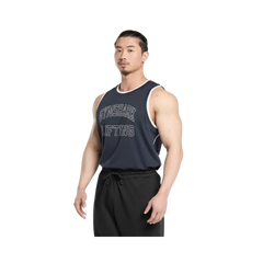 Gymshark Mesh Tank Regular Fit Heavy Blue