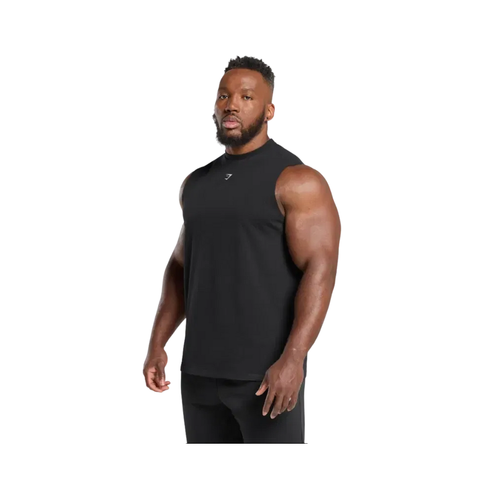 Gymshark Heavy Duty Tank Oversized Fit Black
