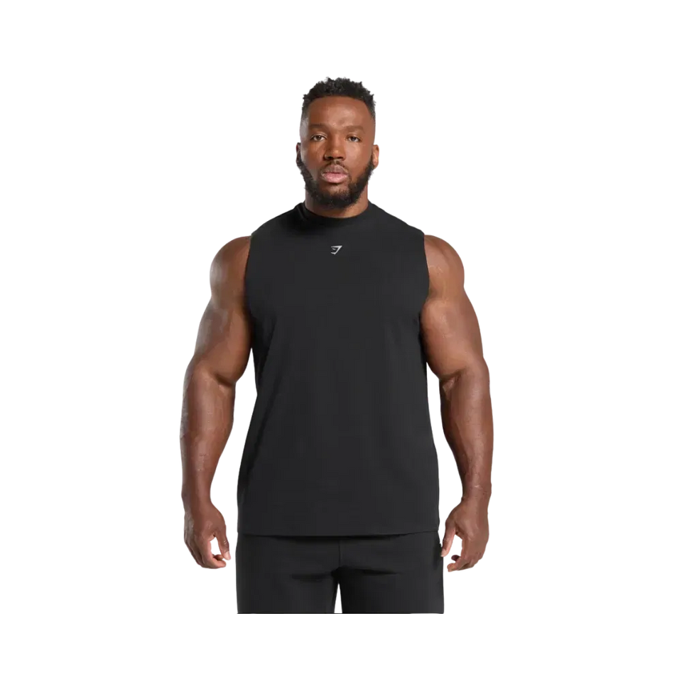 Gymshark Heavy Duty Tank Oversized Fit Black