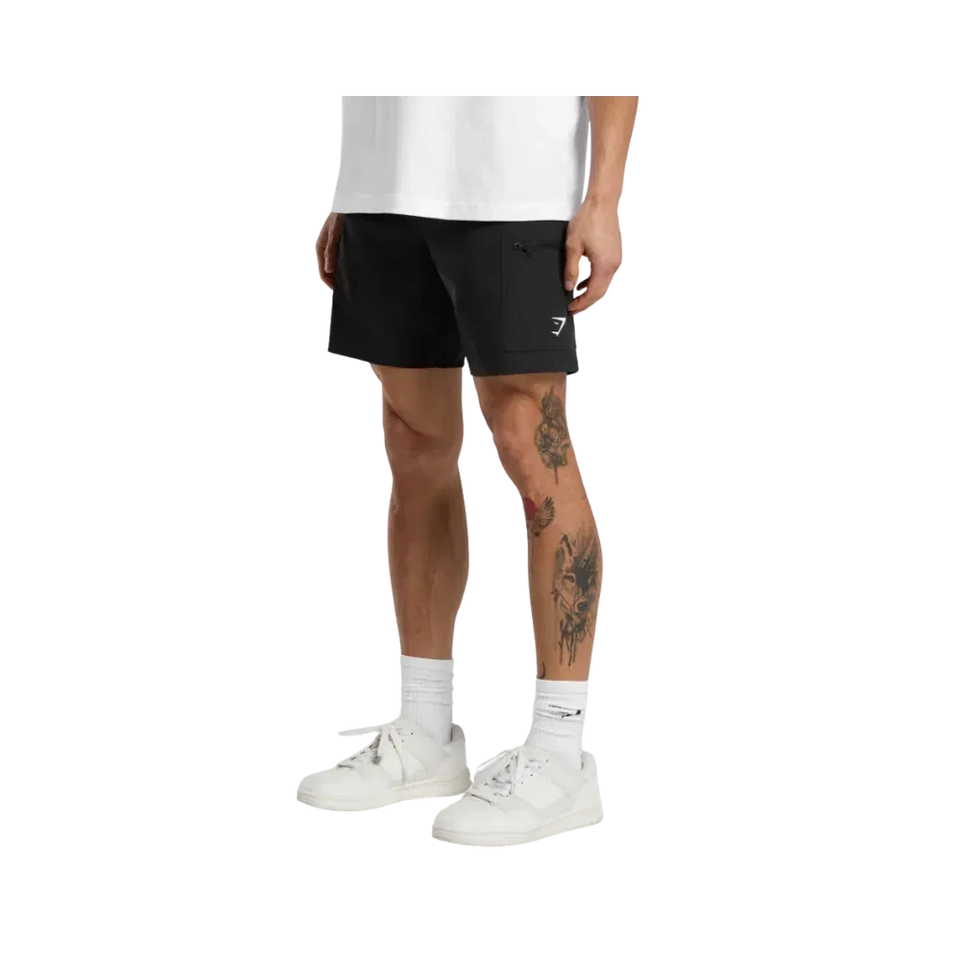 Gymshark Rest Day 6" Cargo Shorts Slim Fit Black