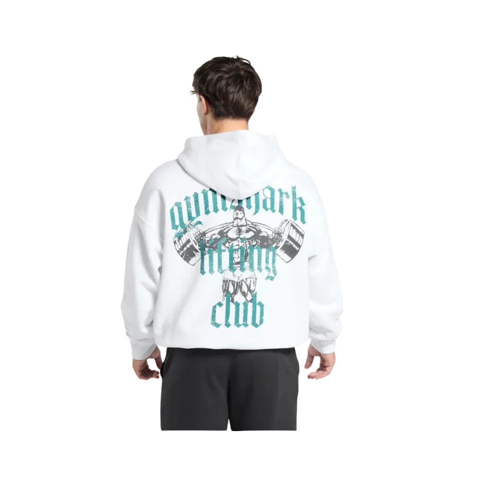 Gymshark Lifting Club Hoodie Oversized Fit White
