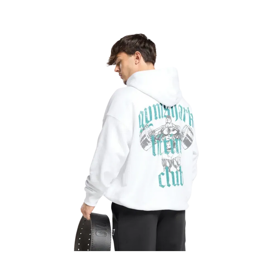 Gymshark Lifting Club Hoodie Oversized Fit White