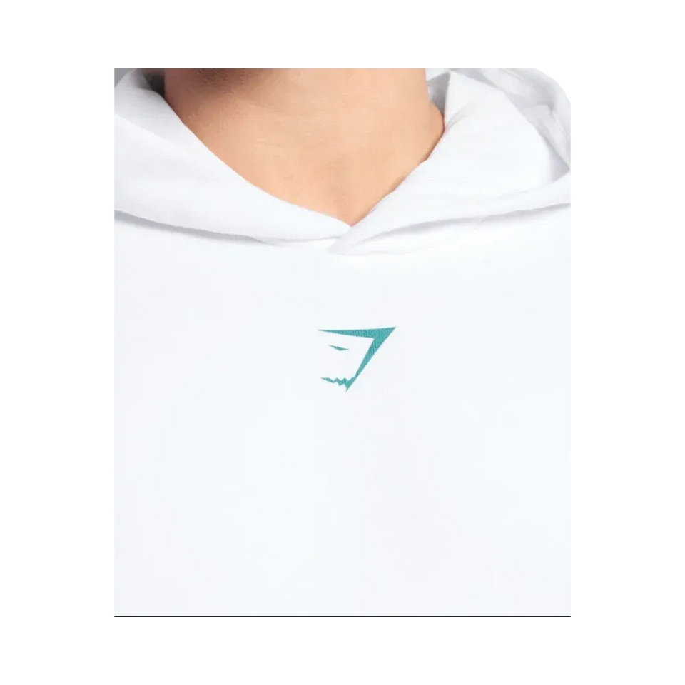 Gymshark Lifting Club Hoodie Oversized Fit White