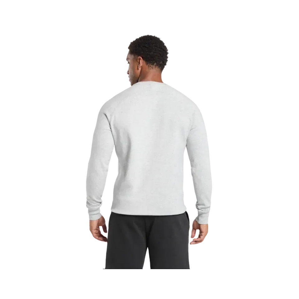 Gymshark Crest Sweatshirt Slim Fit Light Grey Marl