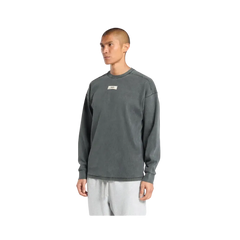 Gymshark Heavyweight Rib Crew Oversized Fit Asphalt Grey