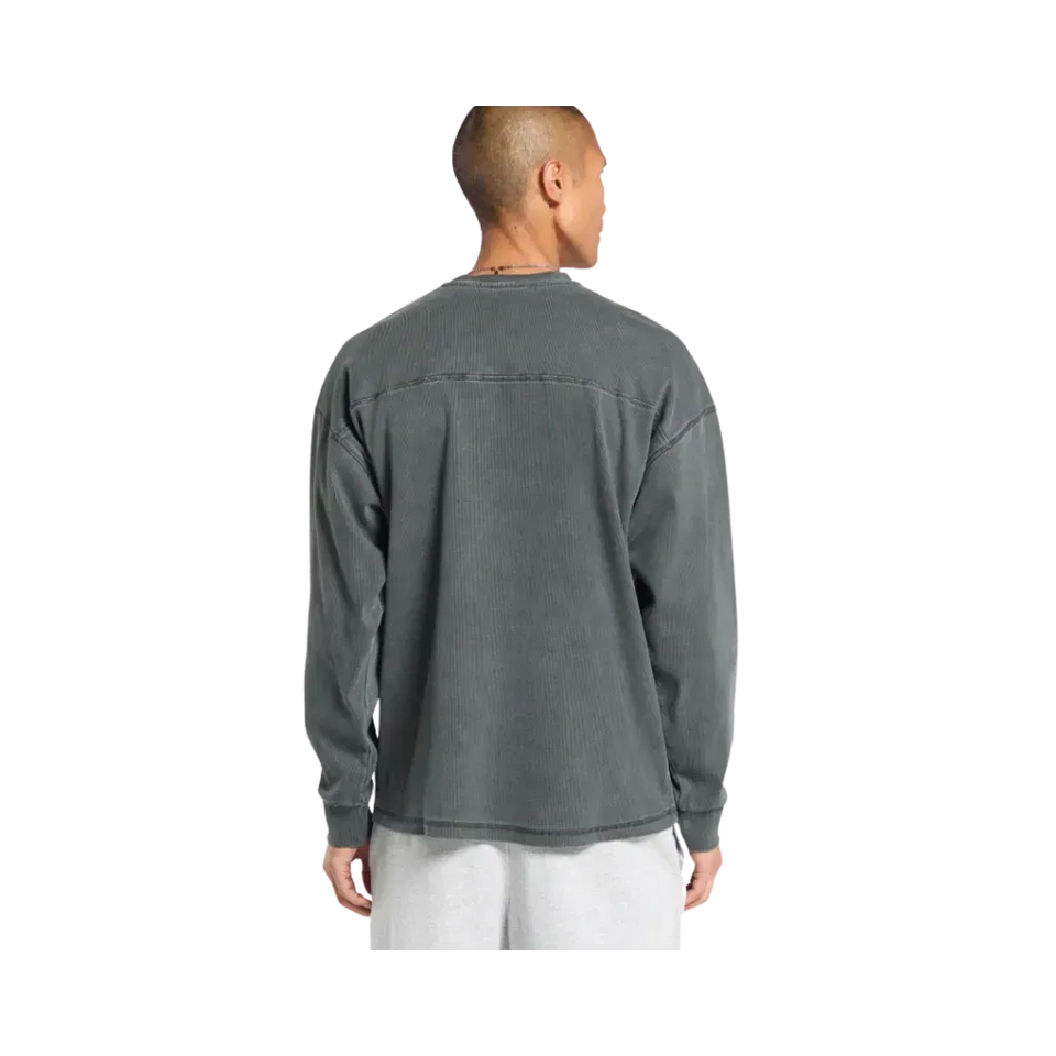 Gymshark Heavyweight Rib Crew Oversized Fit Asphalt Grey