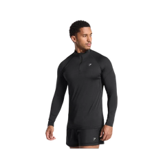 Gymshark Performance 1/4 Zip Slim Fit Black