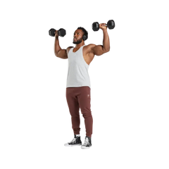Gymshark React Stringer Slim Fit Light Grey Core Marl
