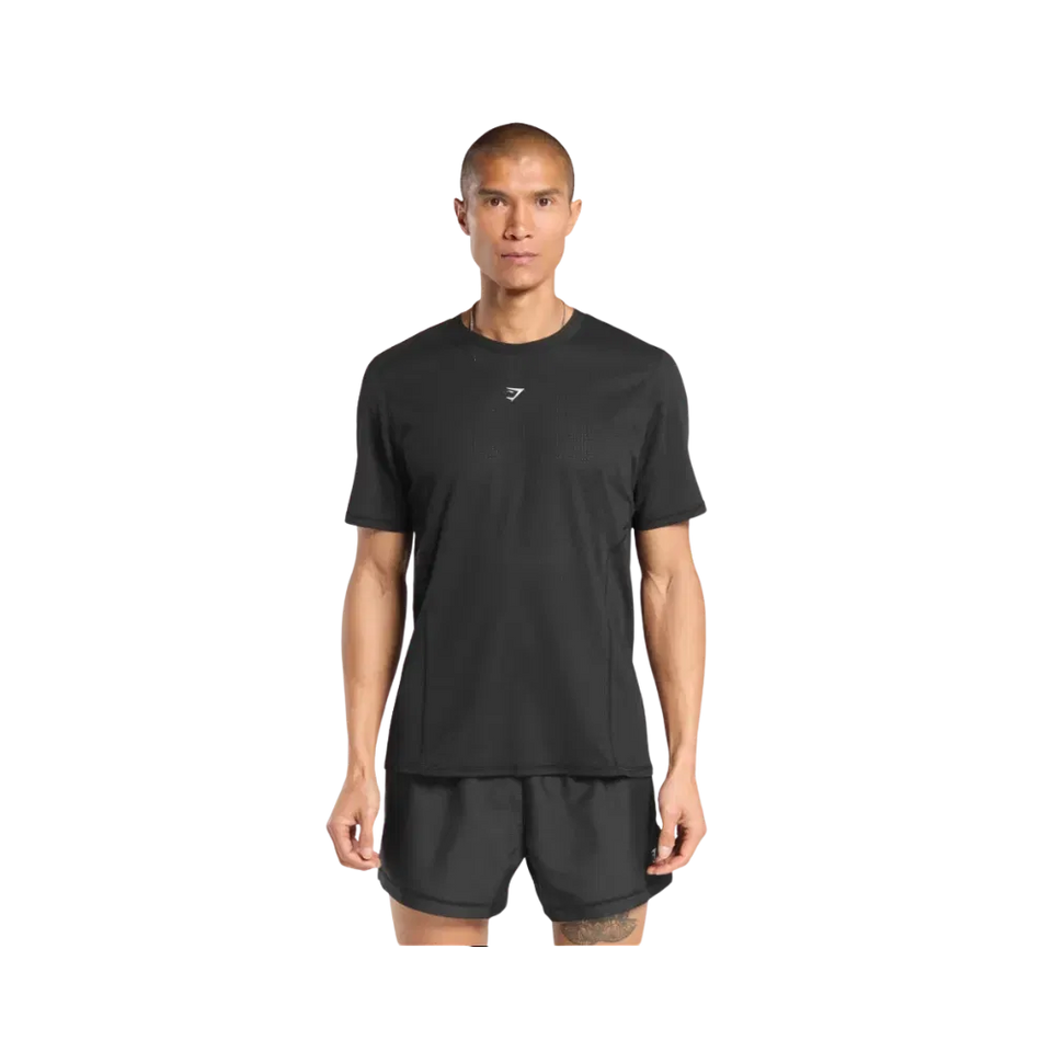 Gymshark Running T-Shirt Slim Fit Black