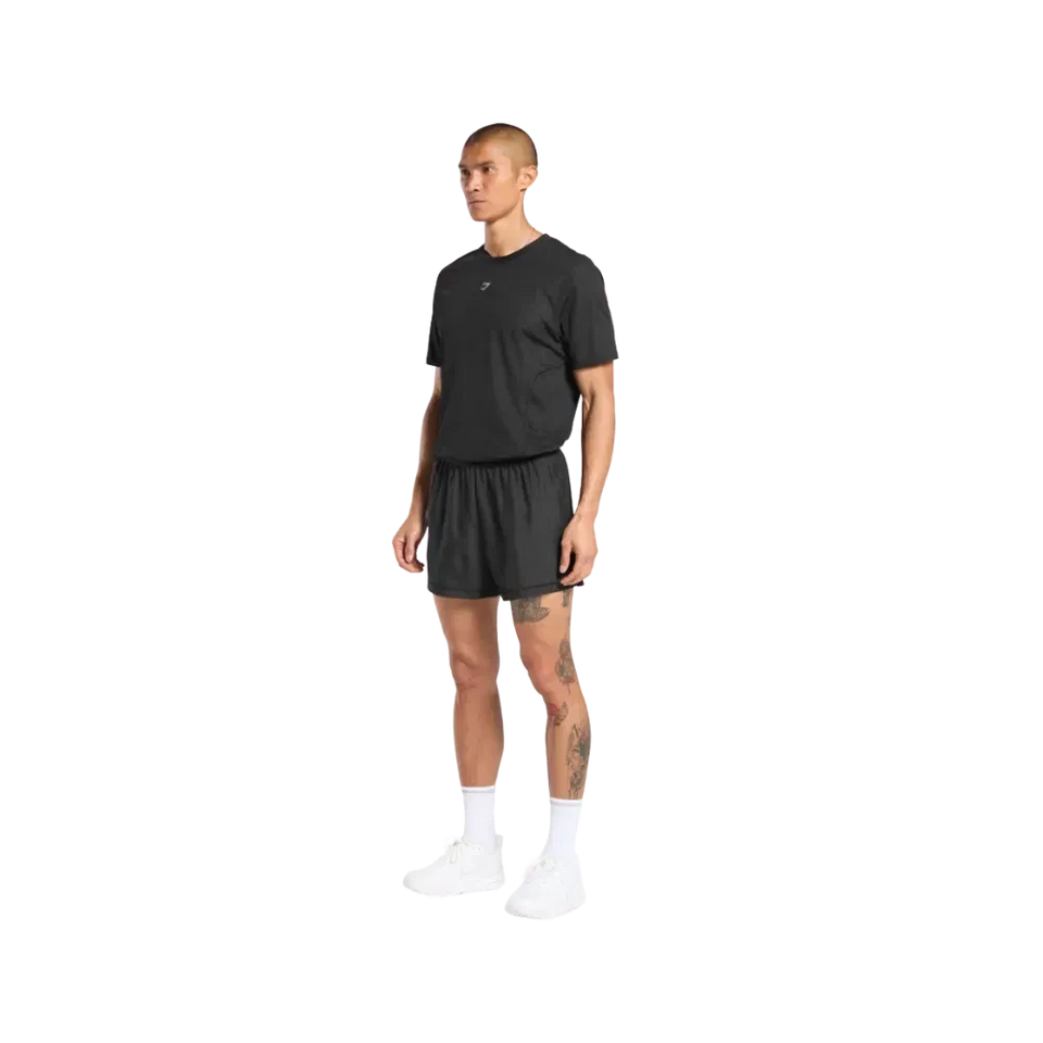 Gymshark Running T-Shirt Slim Fit Black
