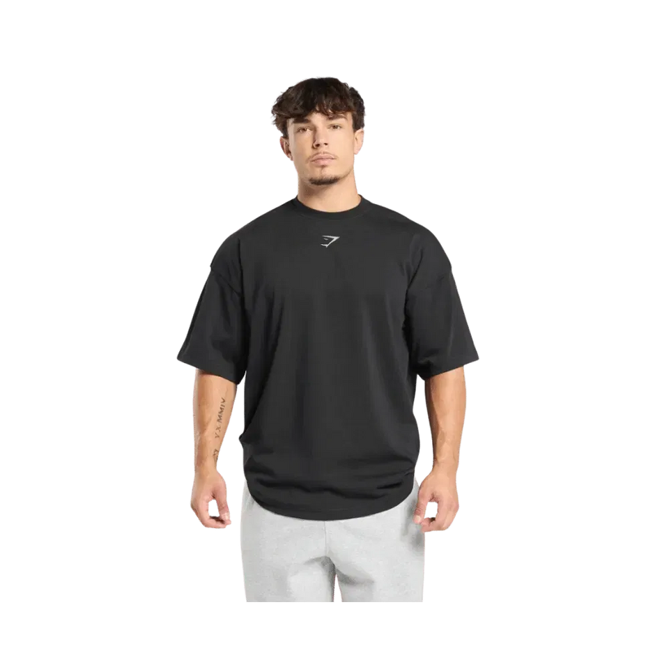 Gymshark Lifting Club T-Shirt Oversized Fit Black