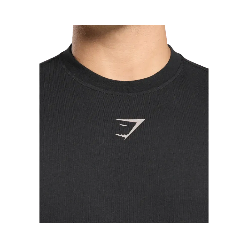 Gymshark Lifting Club T-Shirt Oversized Fit Black