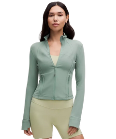 Lululemon Define Cropped Jacket Nulu Crater Blue