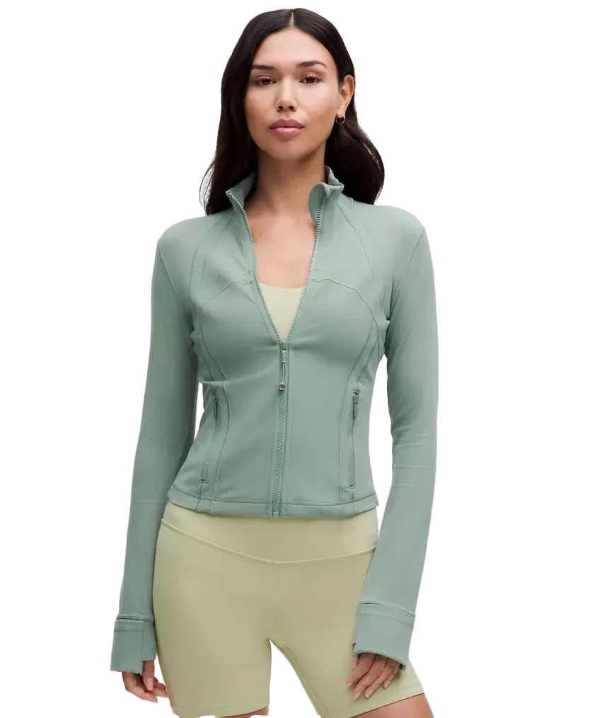 Lululemon Define Cropped Jacket Nulu Crater Blue