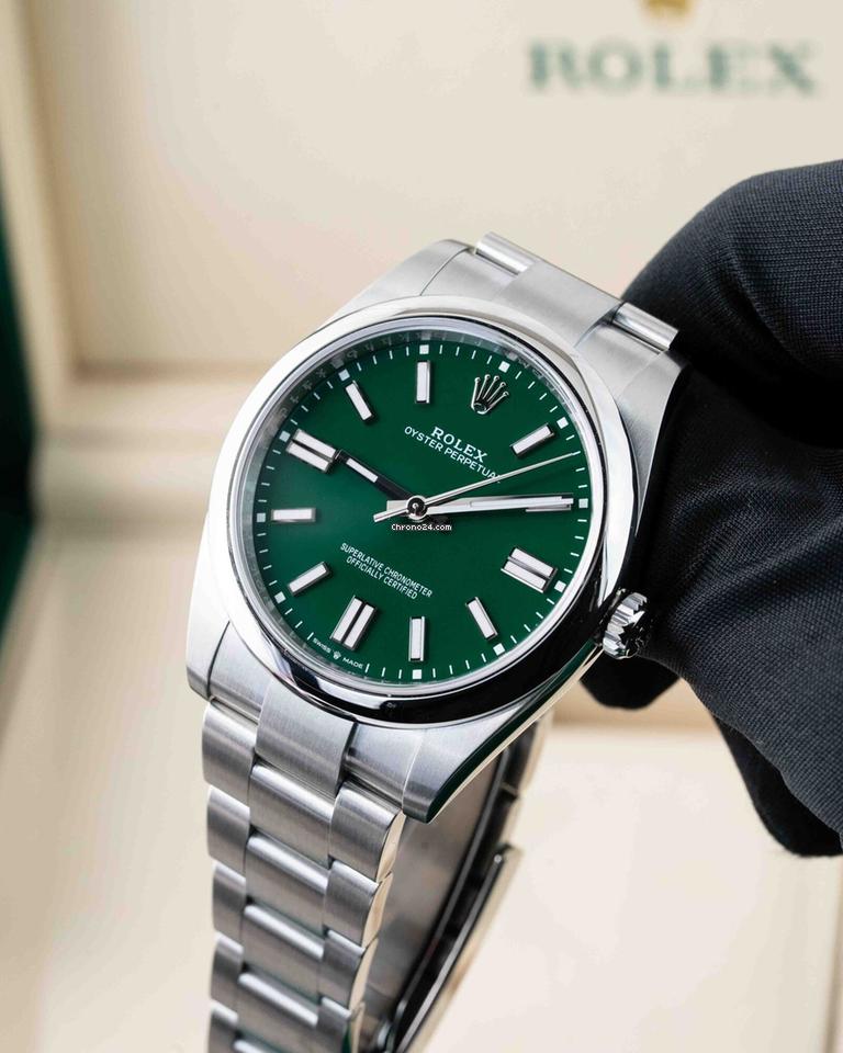 Rolex | Oyster Perpetual | 124300 | Steel | 41 mm | Green | Automatic