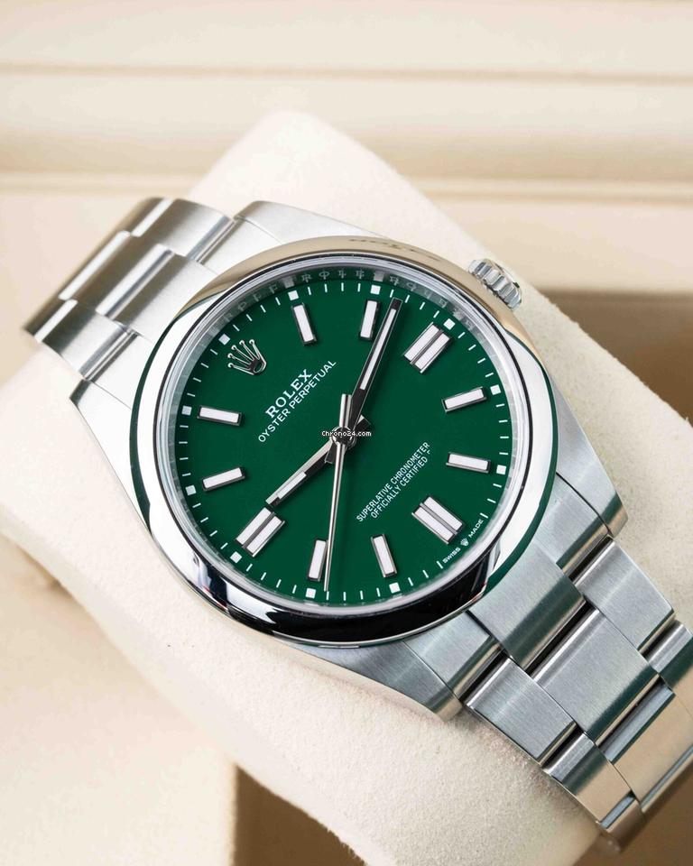 Rolex | Oyster Perpetual | 124300 | Steel | 41 mm | Green | Automatic