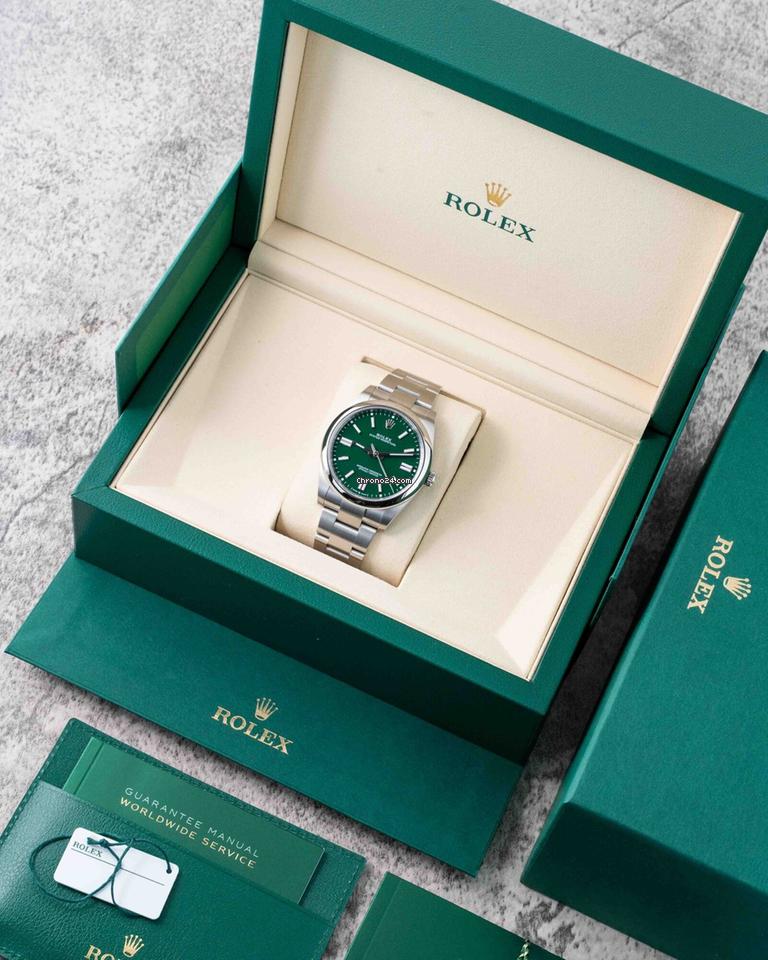 Rolex | Oyster Perpetual | 124300 | Steel | 41 mm | Green | Automatic