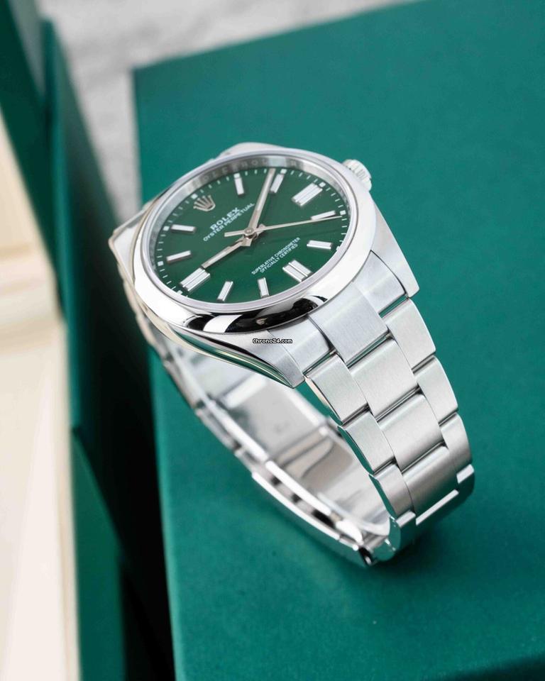 Rolex | Oyster Perpetual | 124300 | Steel | 41 mm | Green | Automatic