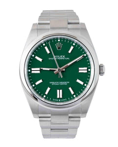Rolex | Oyster Perpetual | 124300 | Steel | 41 mm | Green | Automatic
