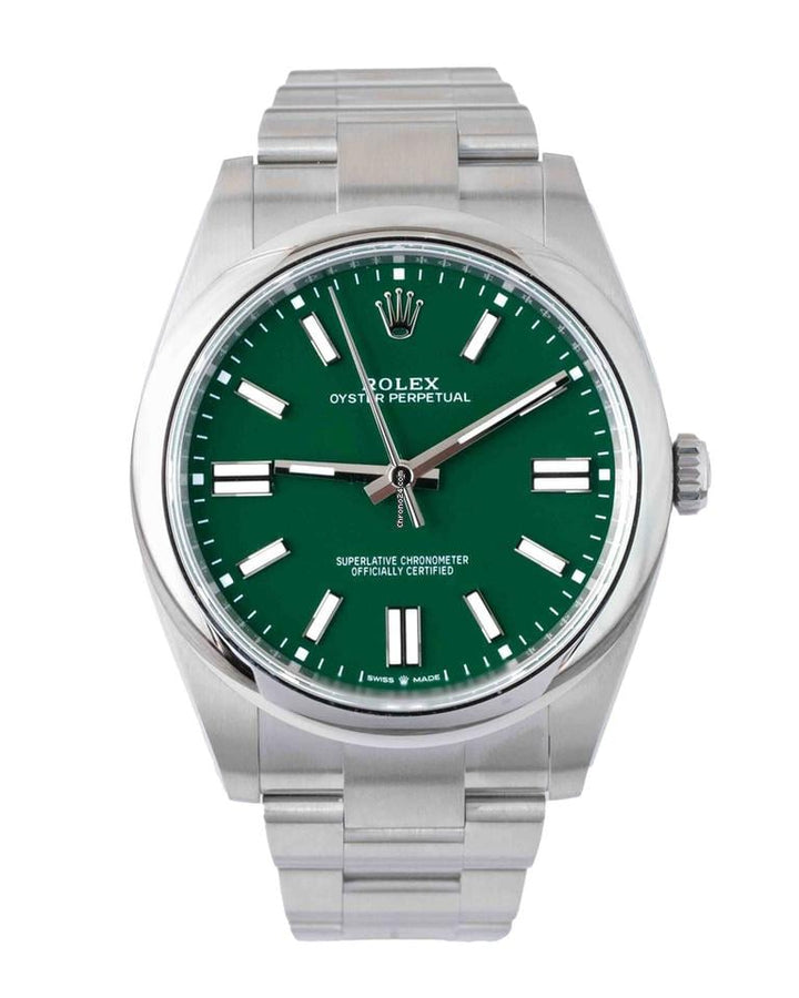 Rolex | Oyster Perpetual | 124300 | Steel | 41 mm | Green | Automatic