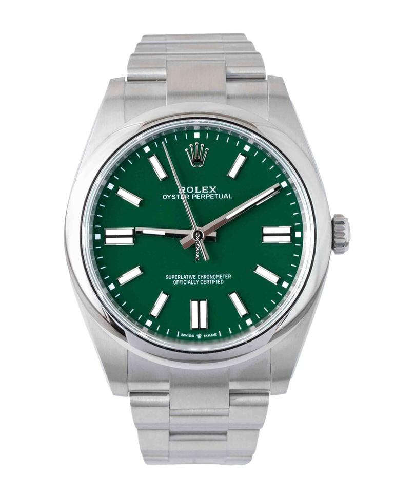 Rolex | Oyster Perpetual | 124300 | Steel | 41 mm | Green | Automatic