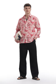 Peach Petals I'MHERE Essentials full sleeve shirts