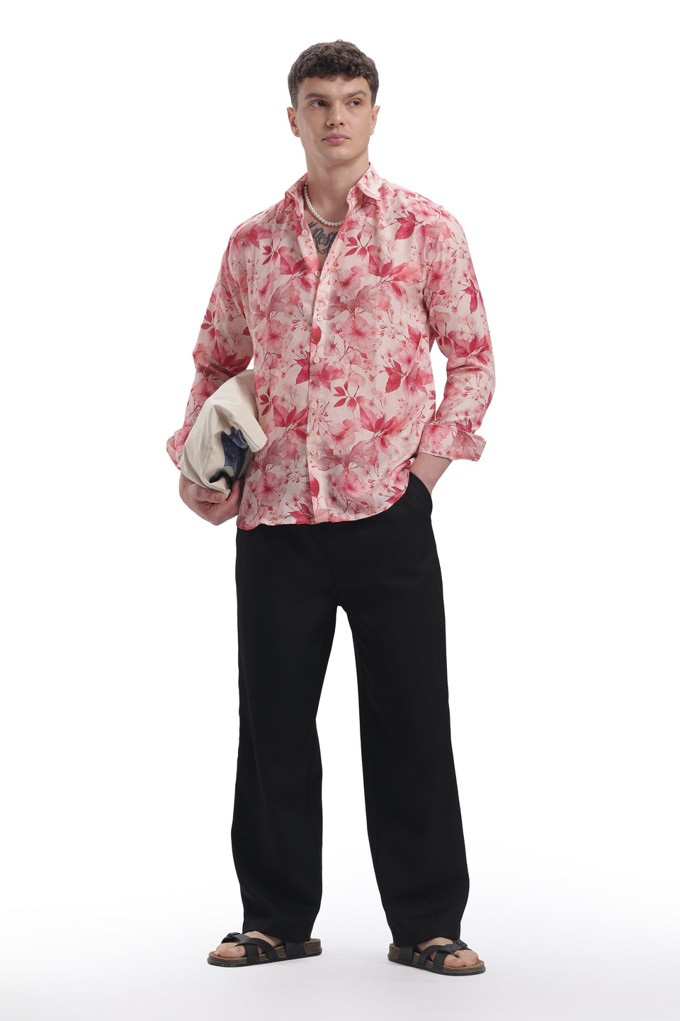 Peach Petals I'MHERE Essentials full sleeve shirts