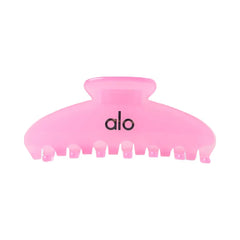 Alo 90's Claw Clip - Candy Heart Pink Clear