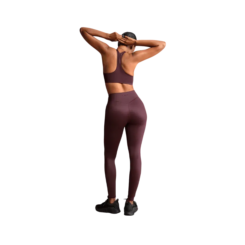 Nike x Skims Shine Women's High-Waisted Bonded 26" Leggings CURRANT