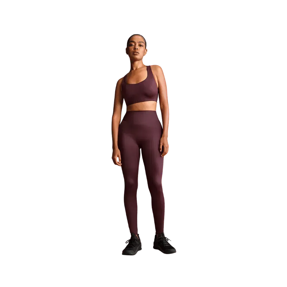 Nike x Skims Shine Women's High-Waisted Bonded 26" Leggings CURRANT