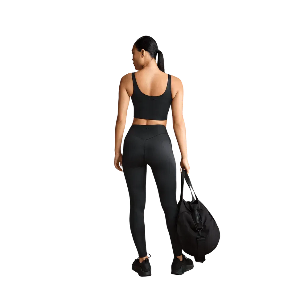 Nike x Skims Shine Women's High-Waisted Bonded 26" Leggings Obsidian