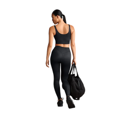 Nike x Skims Shine Women's Scoop-Neck Bra Top Obsedian