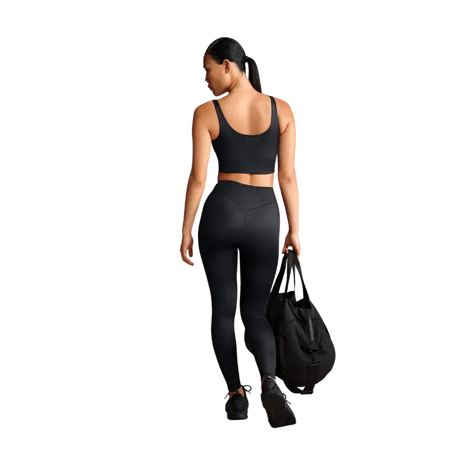 Nike x Skims Shine Women's Scoop-Neck Bra Top Obsedian