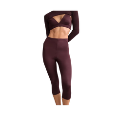 Nike x Skims Shine Women's High-Waisted 17" Leggings with Drawcord CURRANT