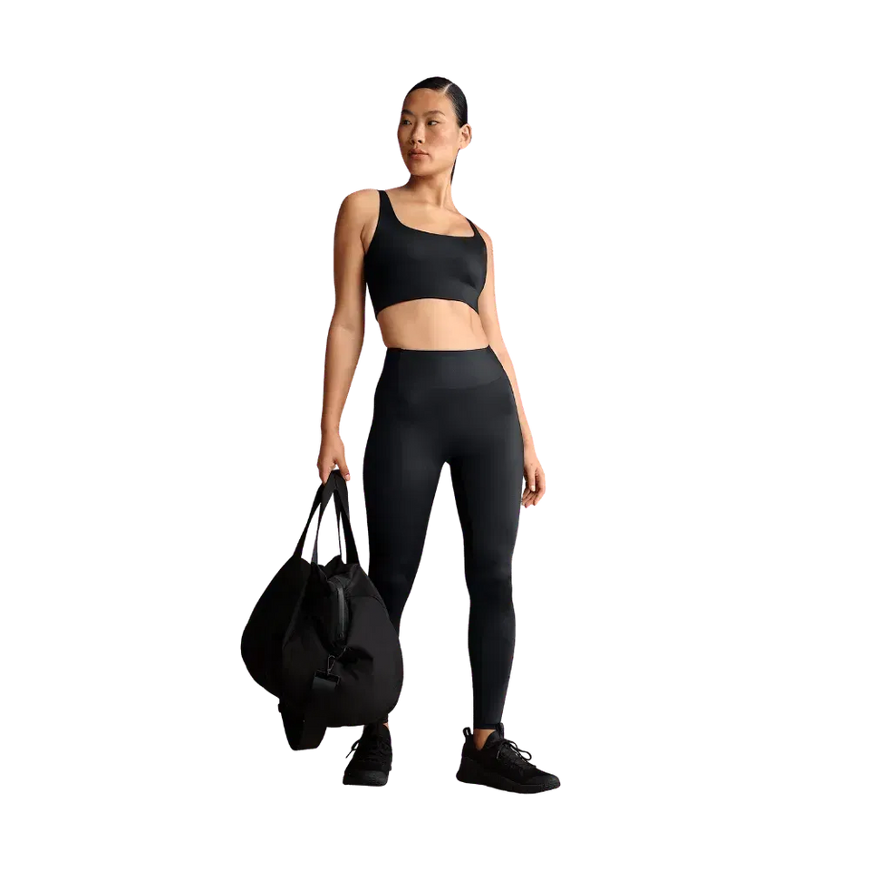 Nike x Skims Shine Women's Scoop-Neck Bra Top Obsedian