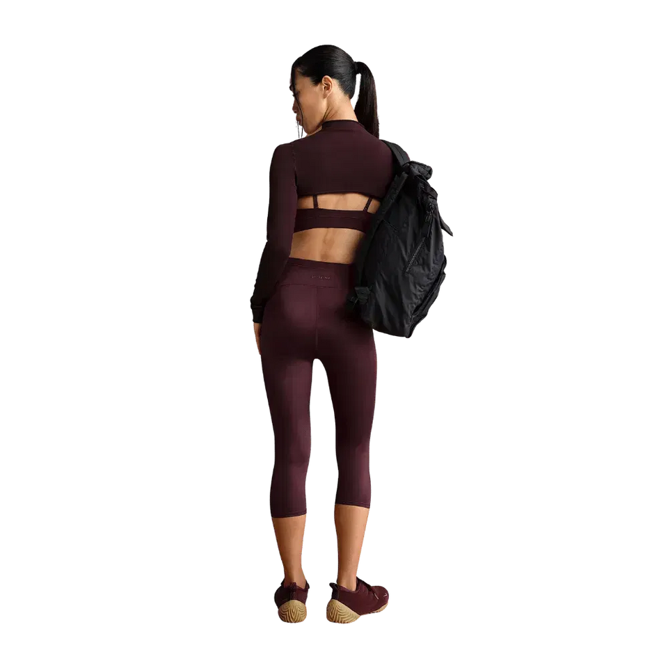 Nike x Skims Shine Women's High-Waisted 17" Leggings with Drawcord CURRANT