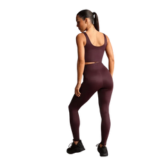 Nike x Skims Shine Women's Scoop-Neck Bra Top CURRANT