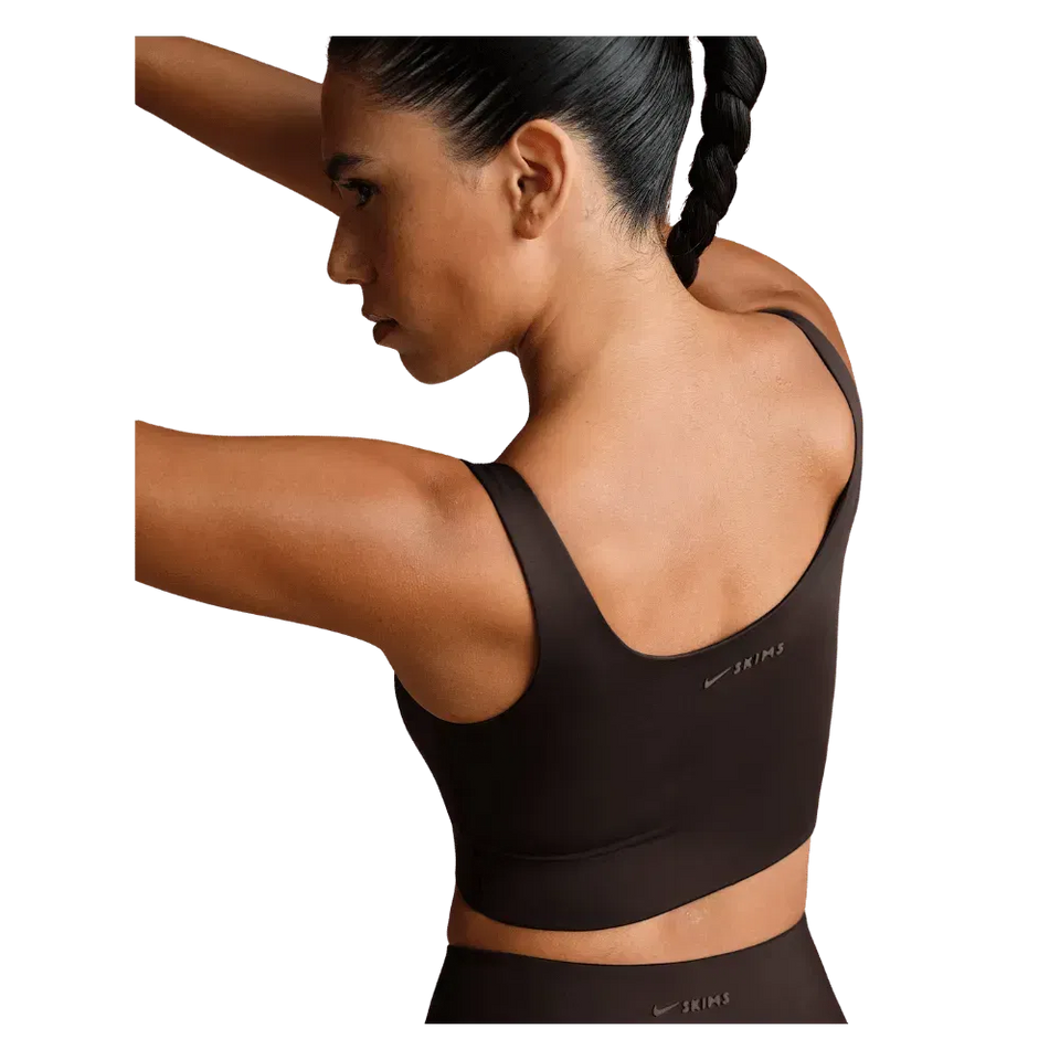 Nike x Skims Shine Women's Scoop-Neck Bra Top Phoenix