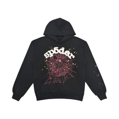 SP5DER Og Web Hoodie Black/White