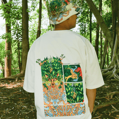 White T-shirt | Thaely x Signature Packaged Drinking Water | Imagined by Santanu Hazarika