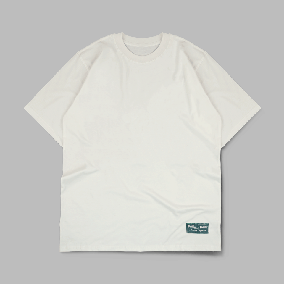 White T-shirt | Thaely x Signature Packaged Drinking Water | Imagined by Santanu Hazarika