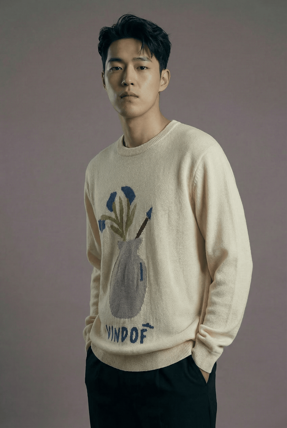 Vase Jacquard Sweater