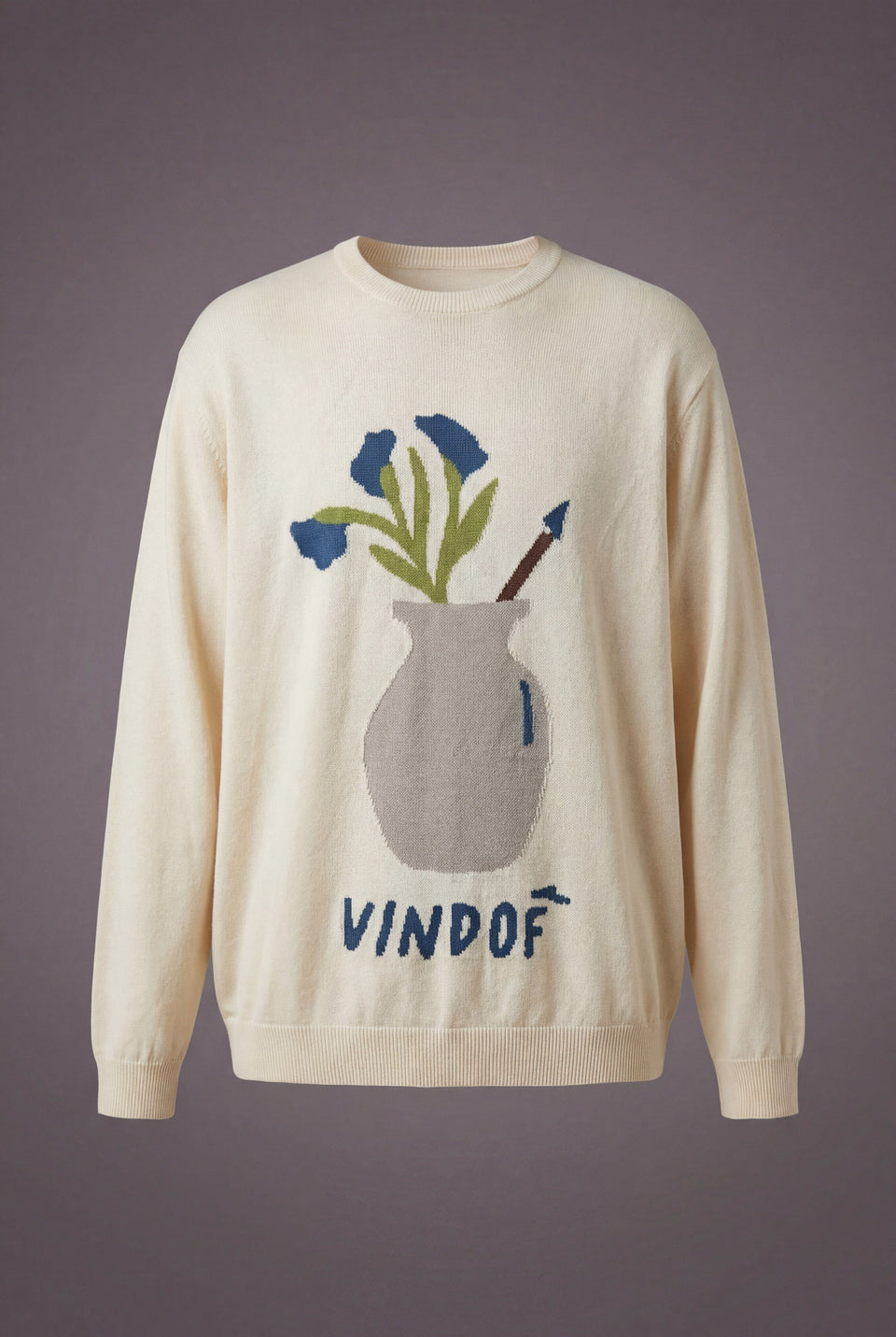 Vase Jacquard Sweater
